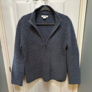 Natural Reflections Sherpa Cabin Quarter Zip Fleece Pullover, M